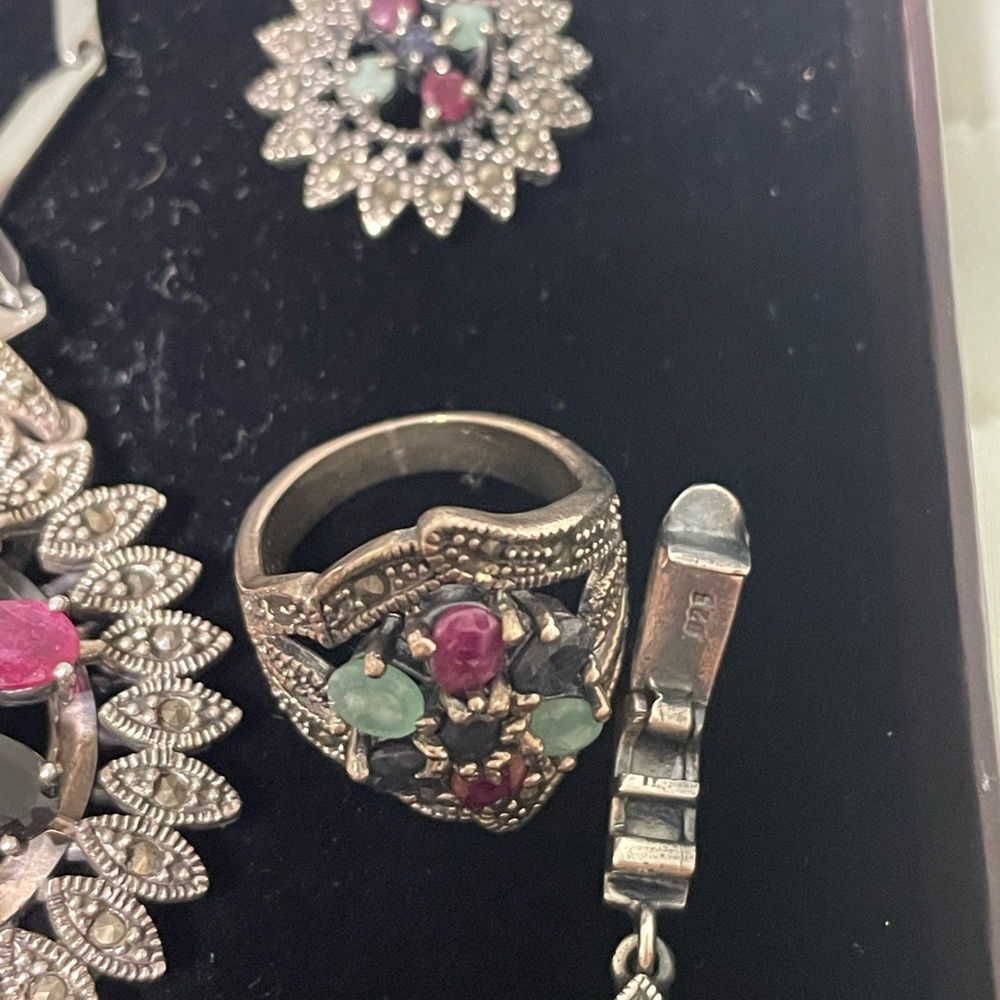 Vintage 925 Jewelry Set - Picture 3 of 16